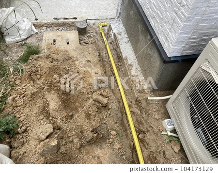 Buried gas pipe PE pipe Buried gas pipe PE pipe 104173129