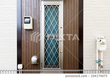 private house back door private house back door 104174875