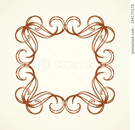 Vignette. Vector drawing 104175278