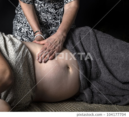 woman and energy healing woman and energy healing 104177704