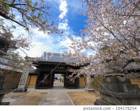 76th Fudasho, Konzoji Temple [Konzoji Town, Zentsuji City, Kagawa Prefecture] Niomon Gate 104178254