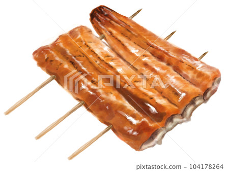 Kabayaki in watercolor 01_1 Kabayaki in watercolor 01_1 104178264