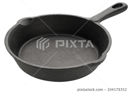 Empty round frying pan Empty round frying pan 104178352