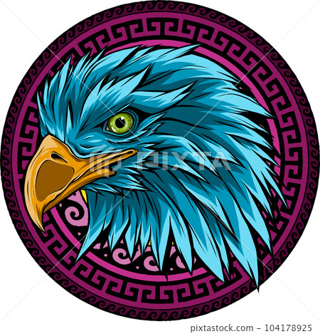 vector illustration of Eagle Head Logo Symbol 104178925