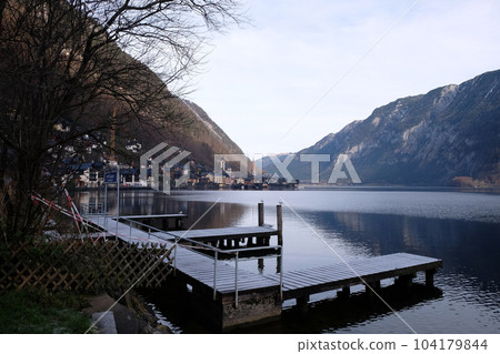 Hallstatt village, Salzkammergut of Austria Hallstatt village, Salzkammergut of Austria 104179844