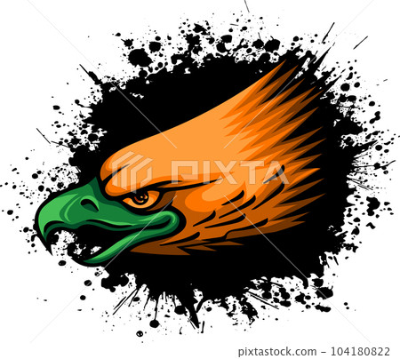 Mascot Head of an Eagle, vector illustration Mascot Head of an Eagle, vector illustration 104180822