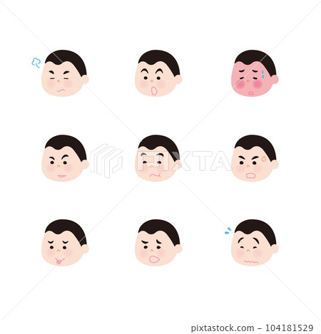 黑髮男孩剪臉變體 4c a 104181529