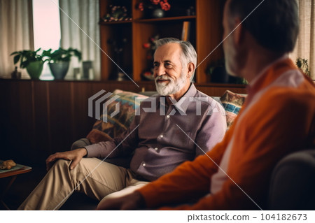 Middle-aged professional psychotherapist in the working process Middle-aged professional psychotherapist in the working process 104182673