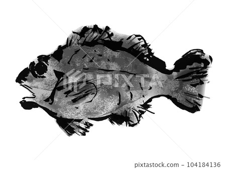 Menuke's hand drawn Japanese style illustration Japanese style material 104184136