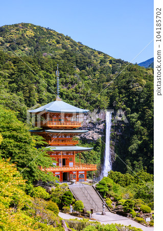世界遺產那智瀑布 和歌山縣那智勝浦町 那智山 104185702