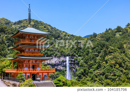 世界遺產那智瀑布 和歌山縣那智勝浦町 那智山 世界遺產那智瀑布 和歌山縣那智勝浦町 那智山 104185706