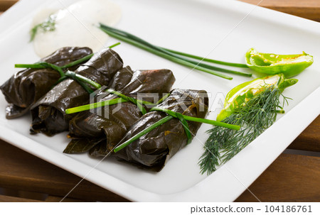 Sarma with sour cream 104186761