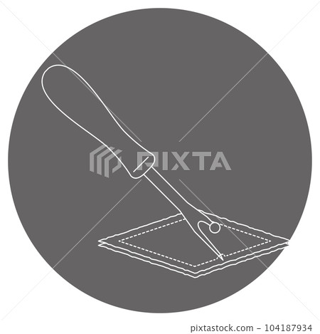單色插圖標記_Ripper 104187934
