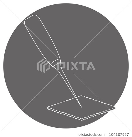 Monochrome illustration mark _ awl Monochrome illustration mark _ awl 104187937