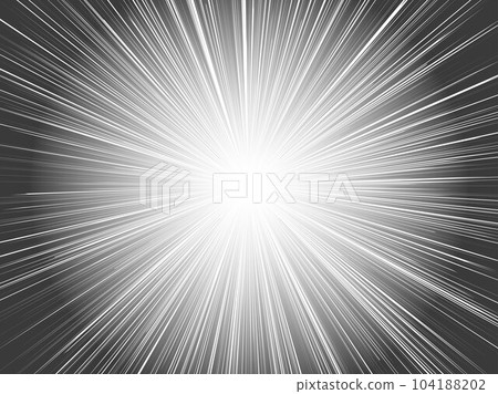 發出強烈光線的太陽光線_淺色集中線背景_黑色 發出強烈光線的太陽光線_淺色集中線背景_黑色 104188202