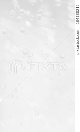 Multiple air bubbles on white background. 3d. (Vertical) 104188212