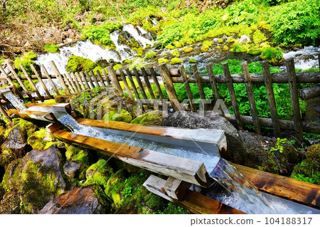 Fukidashi Park, Kyogoku Town, Hokkaido Fukidashi Spring of Yotei 104188317