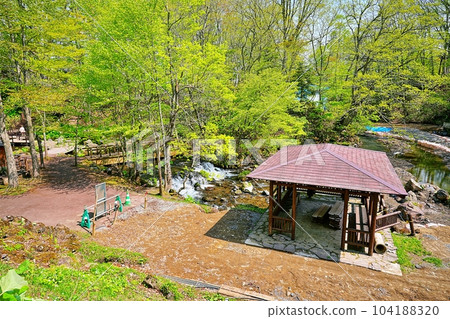 Fukidashi Park, Kyogoku Town, Hokkaido Fukidashi Spring of Yotei 104188320