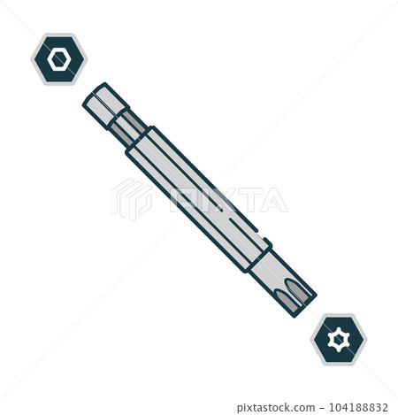 簡單插圖_combibit_hex torx large 簡單插圖_combibit_hex torx large 104188832