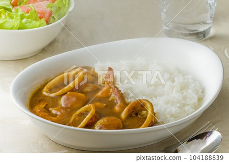 seafood curry seafood curry 104188839