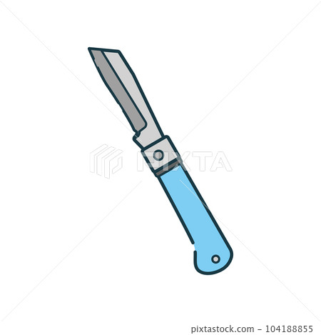 Simple illustration_electric knife Simple illustration_electric knife 104188855