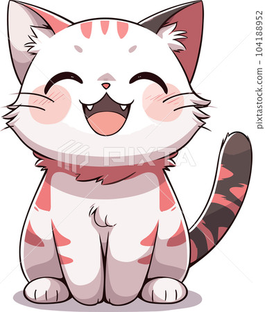 Cute Kittens Two Anime Sticker, Animal, Cartoon, Sticker PNG Transparent  Clipart Image and PSD File for Free Download