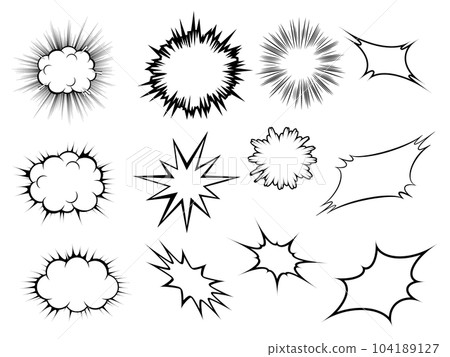 Comic speech bubble set Comic speech bubble set 104189127