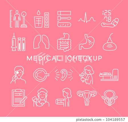 medical checkup set medical checkup set 104189557