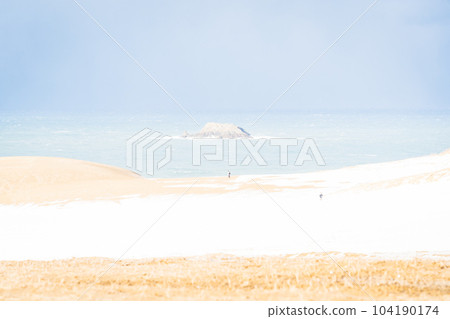 Snow Tottori Sand Dunes Snow Tottori Sand Dunes 104190174