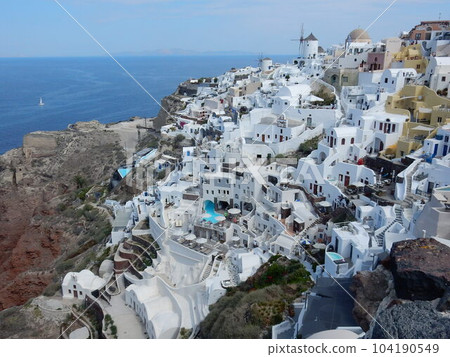 Beautiful scenery of Oia, Santorini Beautiful scenery of Oia, Santorini 104190549
