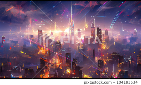 不久的將來建築圖形藝術技術 104193534