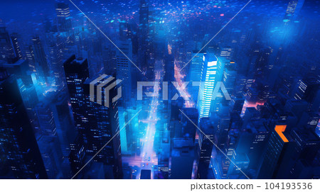 near future building graphic art technology near future building graphic art technology 104193536