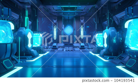 near future building graphic art technology 104193541