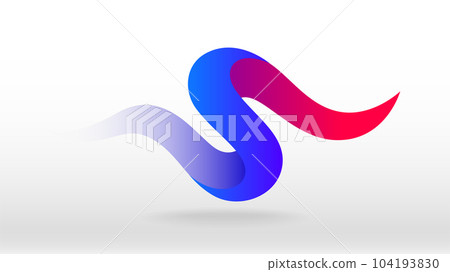 Motion sound wave red blue white element abstract vector background Motion sound wave red blue white element abstract vector background 104193830