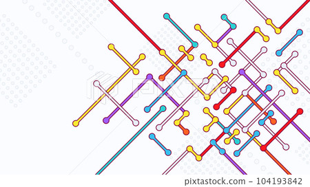 Node dot line connection tech abstract vector background Node dot line connection tech abstract vector background 104193842