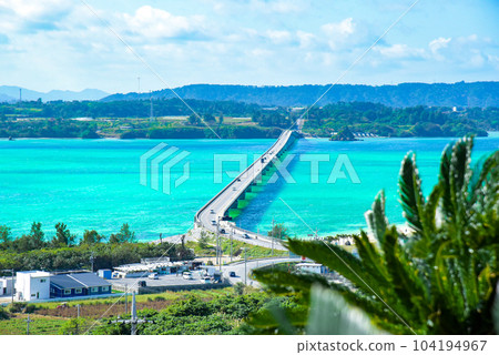 Kouri Ohashi and the sea of Okinawa 104194967