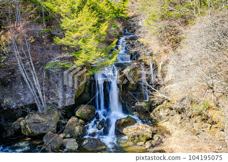 Ryuzu Falls in Spring, Nikko City, Tochigi Prefecture Ryuzu Falls in Spring, Nikko City, Tochigi Prefecture 104195075