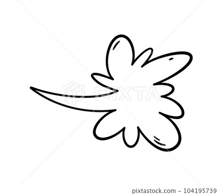 Comic fart cloud. Bad stink balloon. Explosion, angry breath. Cloud of smoke gas in comic style. Funny flatulence symbol. Vector illustration isolated on white background 104195739