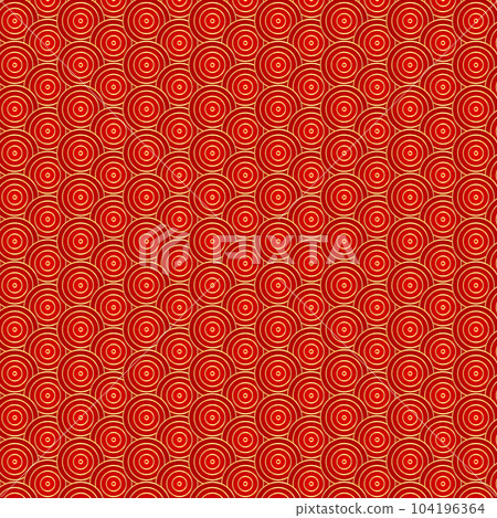 Luxury chinese circle seamless pattern. Traditional asian motif. 104196364
