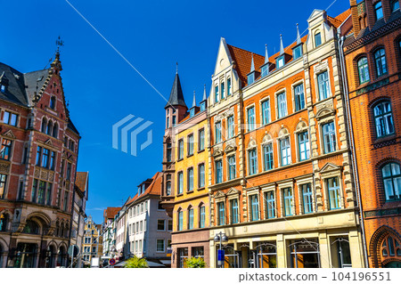 Architecture at the Market Place of Hanover in Lower Saxony, Germany 104196551