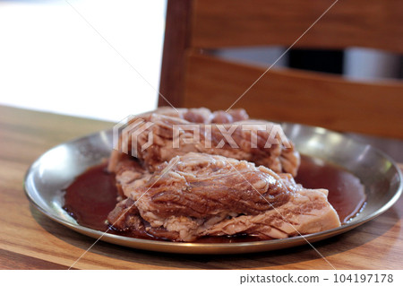 Korean Style Barbecue Grill BBQ rare meat, prepared on the plate Korean Style Barbecue Grill BBQ rare meat, prepared on the plate 104197178