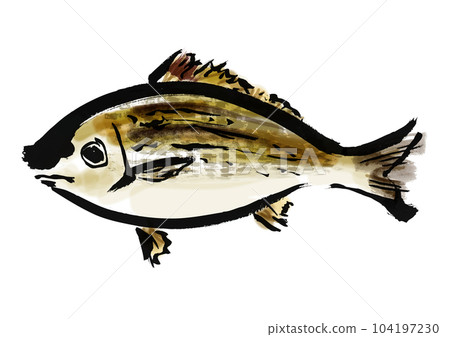 咕嚕手繪日式插畫日式素材 104197230