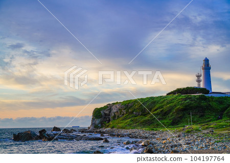 （千葉縣銚子市）犬吠崎燈塔黎明 104197764