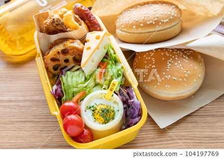 Handmade Bento Burger Handmade Bento Burger 104197769