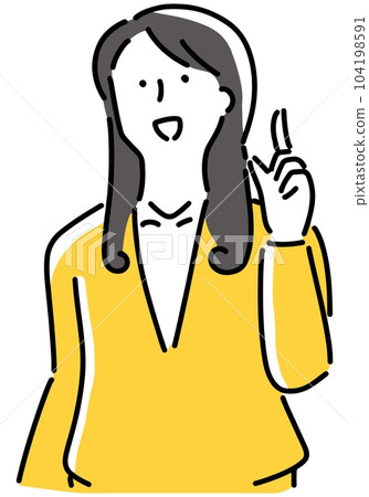 簡單的女員工指導 簡單的女員工指導 104198591