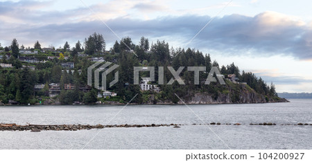 Luxury homes on the West Coast of Pacific Ocean. Luxury homes on the West Coast of Pacific Ocean. 104200927