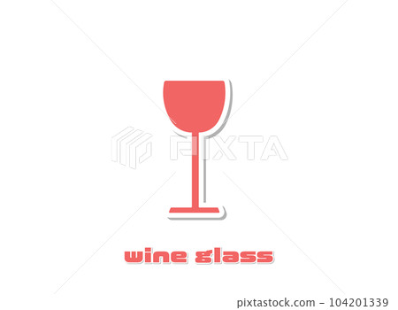 酒杯 紅色 酒杯 紅色 104201339