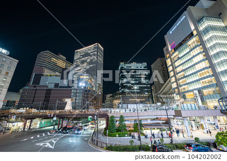 [Umeda] Night view of Osaka [Urban scenery] 104202002