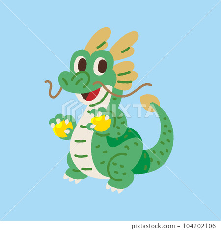 龍字符的插圖 104202106