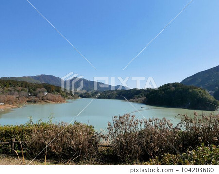 綠川湖風景（熊本縣美里町） 104203680